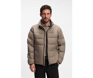 BOSS Cazadora acolchada hidrófuga con bolsillo de cremallera en la manga - StyleOW_Urbanex Puffer 2, 50569136 Marrón claro XXXL
