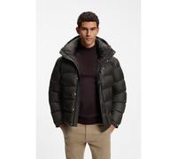 BOSS Cazadora acolchada hidrófuga con capucha y cuello acolchado - StyleOmaris1, 50565779 Negro 44