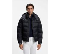 BOSS Cazadora acolchada hidrófuga con jacquard de micro monogramas - StyleH-Corbinian-264, 50565112 Azul oscuro 46