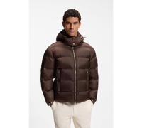 BOSS Cazadora acolchada hidrófuga con jacquard de micro monogramas - StyleH-Corbinian-264, 50565112 Marrón oscuro 54