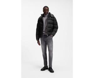 BOSS Cazadora acolchada hidrófuga con jacquard de micro monogramas - StyleH-Corbinian-264, 50565112 Negro 44