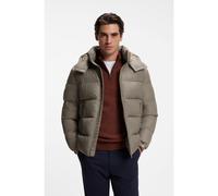 BOSS Cazadora casual estampada para looks por capas modernos - StyleH-Colter-HOUNDSTOOTH, 50572028 Marrón claro 52