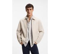 BOSS Cazadora de ante suave - StyleJosurf, 50556949 Gris claro 50