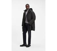 BOSS Cazadora de plumón con capucha en tejido hidrófugo - StyleC-Delio, 50565113 Negro 46