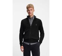 BOSS Cazadora de punto de algodón y cashmere - StyleKanozip_S, 50543692 Negro XXXL