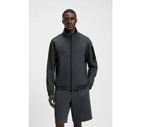 BOSS Cazadora de punto repelente al agua de tejido de membrana - StyleJ_Jord Tennis Retro, 50547117 Gris oscuro XL