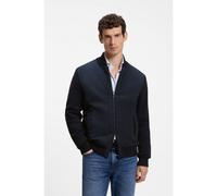 BOSS Cazadora híbrida en punto de algodón con cuello tipo bomber - StyleC-Levaio, 50565508 Azul oscuro L