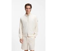 BOSS Cazadora híbrida en punto de algodón con cuello tipo bomber - StyleC-Levaio, 50565508 Natural XXXL
