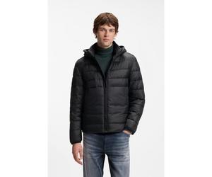 BOSS Cazadora hidrófuga con cinta de espiga - StyleOdenni, 50565634 Negro 54