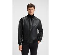 BOSS Cazadora regular fit en piel texturizada - StyleJobrice, 50547545 Negro 56