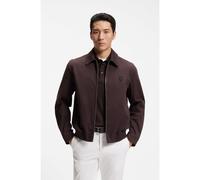 BOSS Cazadora repelente al agua con insignia con monograma Double B - StyleH-Carinho, 50563156 Marrón oscuro 50