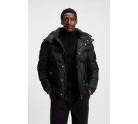 BOSS Cazadora repelente al agua con jacquard de monogramas - StyleH-Corbinian5, 50548727 Negro 58