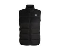 BOSS Chaleco acolchado impermeable para equitación con panel de pana - StyleARTHUR CORD PUFFER VEST, B6M1402 Negro XXL