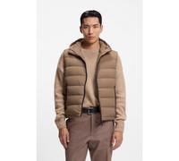 BOSS Chaleco con capucha repelente al agua con relleno de plumón - StyleL-Damest, 50548618 Marrón claro 44