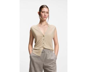 BOSS Chaleco de punto con lana merina - StyleFumi, 50554976 Beige claro S