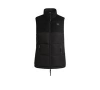 BOSS Chaleco impermeable para equitación con ribete de pana - StyleVIOLA CORD PUFFER VEST, B6W1403 Negro S