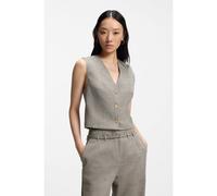 BOSS Chaleco recortado de lana - StyleJulinia-Crop, 50558296 Beige estampado 44