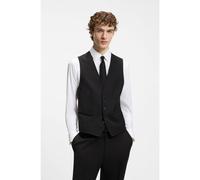 BOSS Chaleco recto en mezcla de lana elástica - StyleH-Jasper-VS-MM-C-224, 50480017 Negro 48