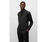 BOSS Chaleco recto en mezcla de lana elástica - StyleH-Jasper-VS-MM-C-224, 50480017 Negro 56