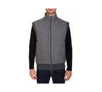 Boss - Chaleco Regular-Fit con Delantero de Franela Cepillada - Jackets - Hombre - Gris - M -