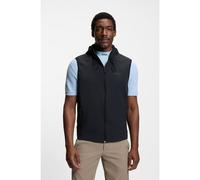 BOSS Chaleco repelente al agua con capucha y microestructura de rejilla - StyleOW_Terrace Vest HD, 50554175 Azul oscuro L