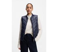 BOSS Chaleco repelente al agua con guateado de chevrón - StyleC_Palattini, 50542453 Azul oscuro 48