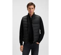 BOSS Chaleco repelente al agua con logo tonal - StyleH-Cenito, 50518375 Negro 54