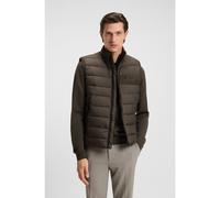 BOSS Chaleco repelente al agua con logo tonal - StyleH-Cenito, 50518375 Verde oscuro 48