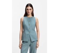 BOSS Chaleco slim fit de lana virgen - StyleJuleran, 50551939 Azul 40