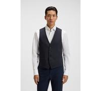 BOSS Chaleco slim fit en lana virgen con elástico - StyleH-Huge-Vest-MM-224, 50479995 Azul oscuro 52