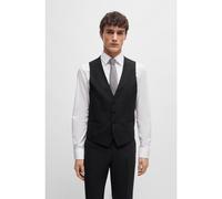 BOSS Chaleco slim fit en lana virgen con elástico - StyleH-Huge-Vest-MM-224, 50479995 Gris oscuro 94