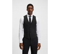BOSS Chaleco slim fit en lana virgen con elástico - StyleH-Huge-Vest-MM-224, 50479995 Negro 44