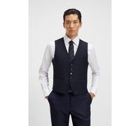 BOSS Chaleco slim fit en lana virgen con elástico - StyleL-HarversVest-241-LC, 50509889 Azul oscuro 27