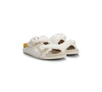 BOSS Chanclas BOSS x Steiff en tejido de peluche con hebilla - StyleFreyah_Slide_FRPU, 50554421 Blanco 39