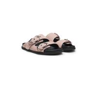 BOSS Chanclas de ante con dos correas con hebilla - StyleFreyah_Slide_SDBK, 50568576 Rosa claro 40