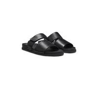 BOSS Chanclas de piel con tira antidesgarros - StyleHedrik_Slon_budstr, 50563153 Negro 42