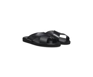 BOSS Chanclas de piel sintética con tiras lisas y estampadas - StyleDarrel_Slid_crpuwv, 50563155 Negro 45