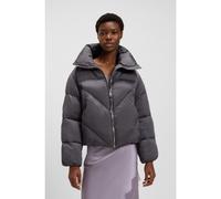 BOSS Chaqueta acolchada de tejido lustroso con cremallera - StyleC_Padilena, 50548035 Púrpura oscuro 38