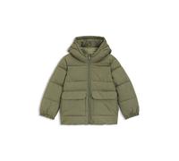 BOSS Chaqueta acolchada para niños con capucha y logo estampado - StyleJ52396/09B04A, J52396 Verde oscuro 102