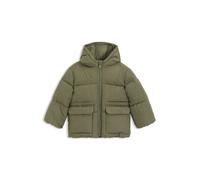BOSS Chaqueta acolchada para niños con capucha y logo estampado - StyleJ52476/72402A, J52476 Verde oscuro 74