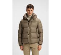 BOSS Chaqueta acolchada regular fit en tejido repelente al agua - StyleOmaris, 50528573 Marrón claro 58