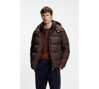 BOSS Chaqueta acolchada repelente al agua con capucha ajustable - StyleH-Colter, 50565108 Marrón oscuro 50