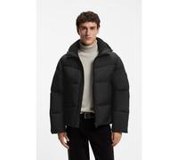 BOSS Chaqueta acolchada repelente al agua con capucha extraíble - StyleObore, 50564928 Negro 46
