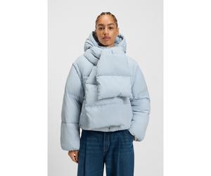 BOSS Chaqueta acolchada repelente al agua con mangas y bufanda extraíbles - StyleC_Polala, 50548028 Celeste 40