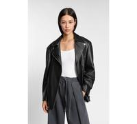 BOSS Chaqueta biker larga en piel de napa - StyleSarica, 50547474 Negro 36