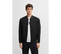 BOSS Chaqueta bomber de membrana multielástica arrugada - StyleOneth, 50537058 Negro 50