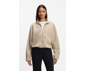 BOSS Chaqueta bomber relaxed fit en punto elástico - StyleEbesya, 50555057 Beige claro L