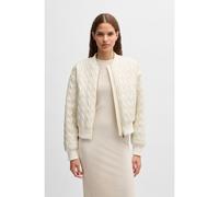 BOSS Chaqueta bomber repelente al agua con guateado estampado - StyleC_Pikomba1, 50531026 Blanco 34