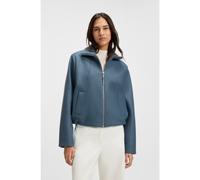 BOSS Chaqueta con cremallera de lana virgen hervida - StyleCundalini, 50543194 Celeste 40