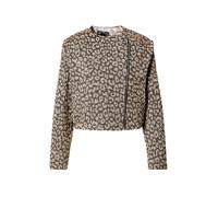BOSS Chaqueta biker corta en jacquard de algodón con motivo de leopardo - StyleC_Jaleo, 50546006 Fantasía 44